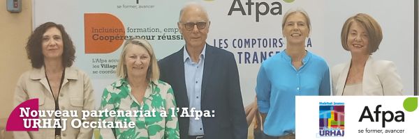 Signature d'une convention de partenariat entre l'Afpa Occitanie et l'UHRAJ Occitanie