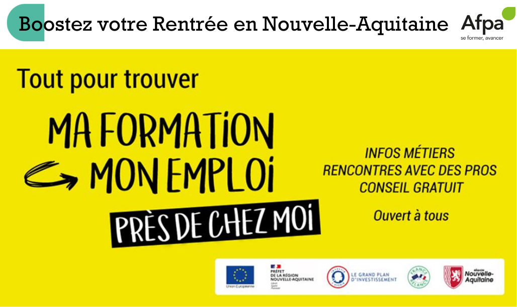 Ma Formation Mon Emploi en Nouvelle-Aquitaine !